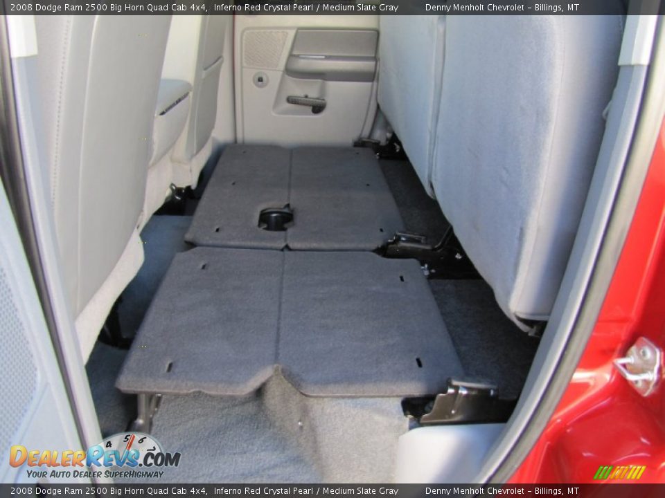 2008 Dodge Ram 2500 Big Horn Quad Cab 4x4 Inferno Red Crystal Pearl / Medium Slate Gray Photo #33