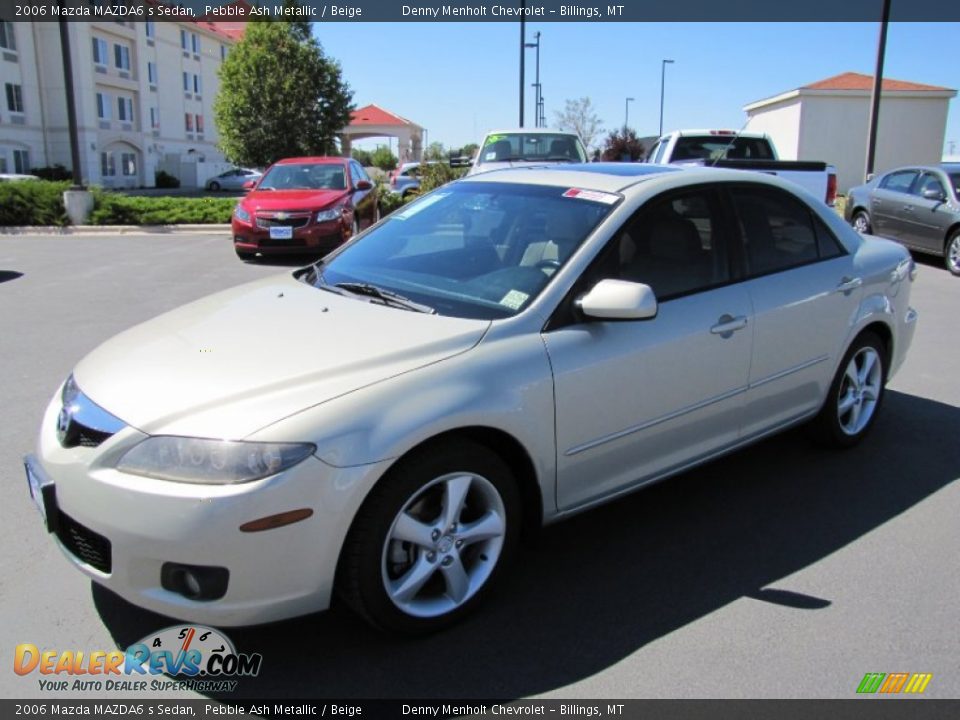 2006 Mazda MAZDA6 s Sedan Pebble Ash Metallic / Beige Photo #3