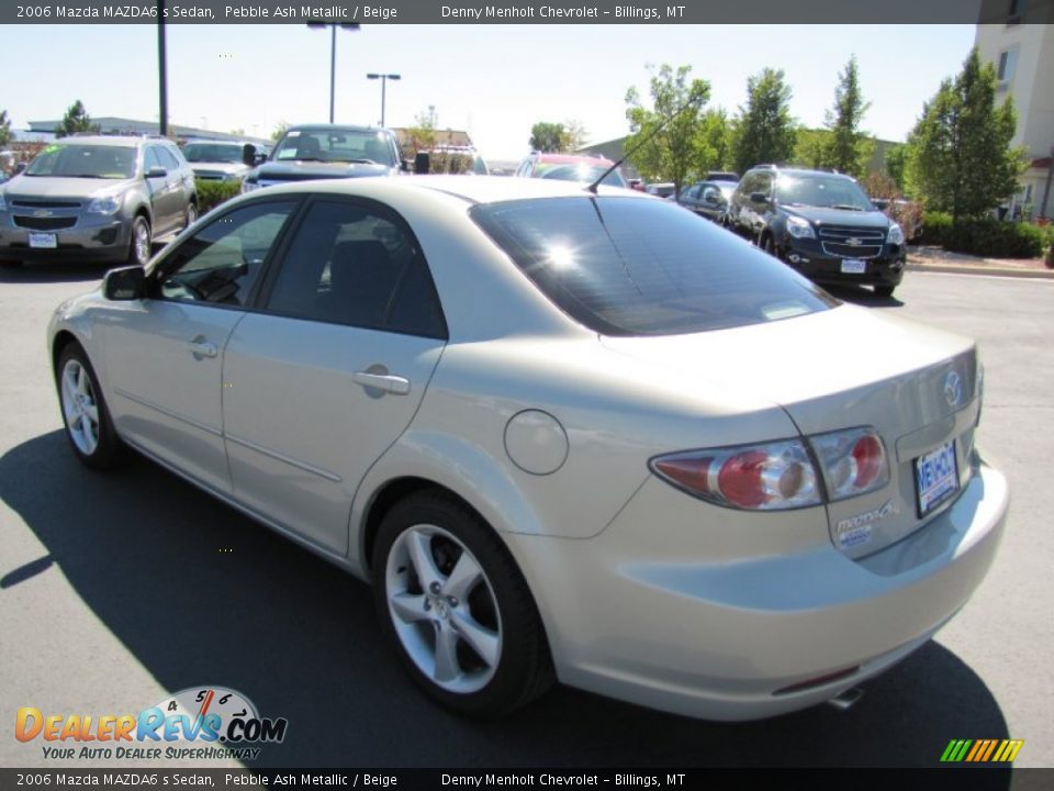 2006 Mazda MAZDA6 s Sedan Pebble Ash Metallic / Beige Photo #5