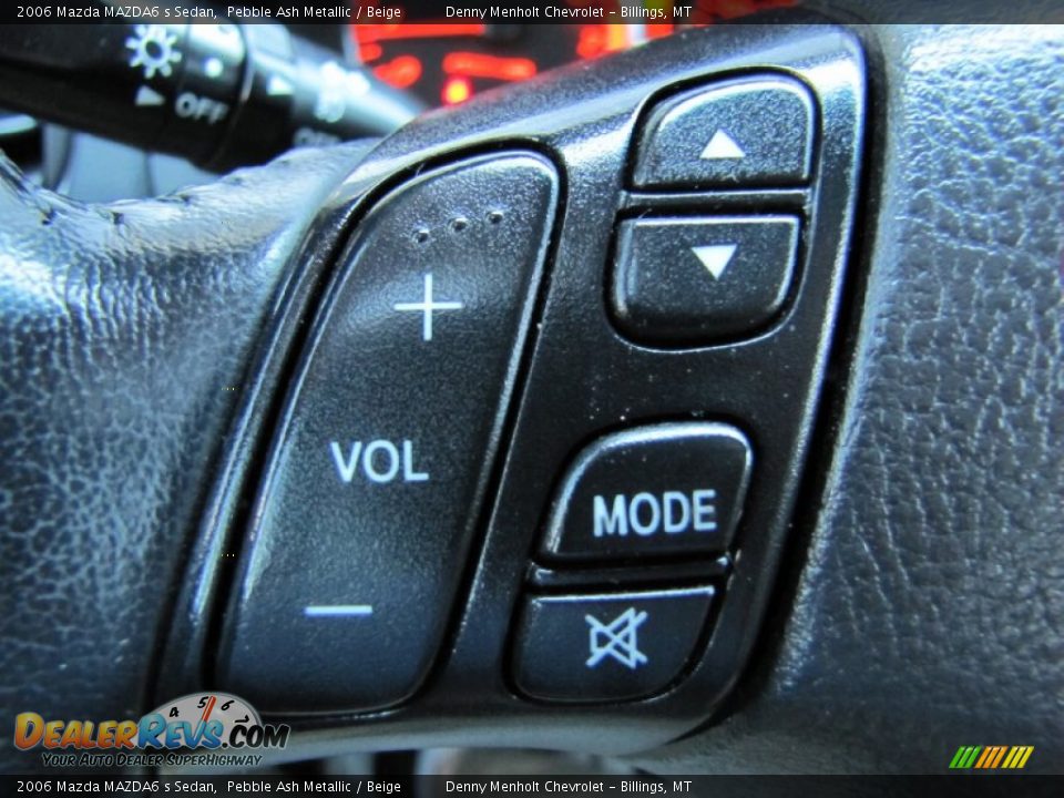 2006 Mazda MAZDA6 s Sedan Pebble Ash Metallic / Beige Photo #11