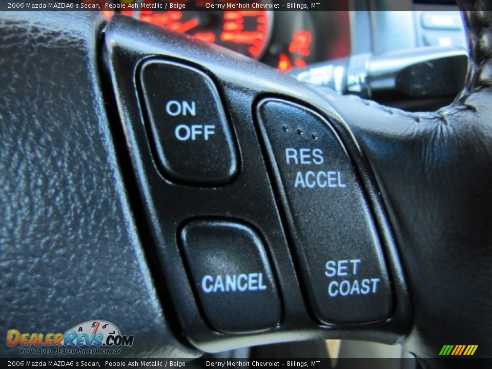2006 Mazda MAZDA6 s Sedan Pebble Ash Metallic / Beige Photo #12