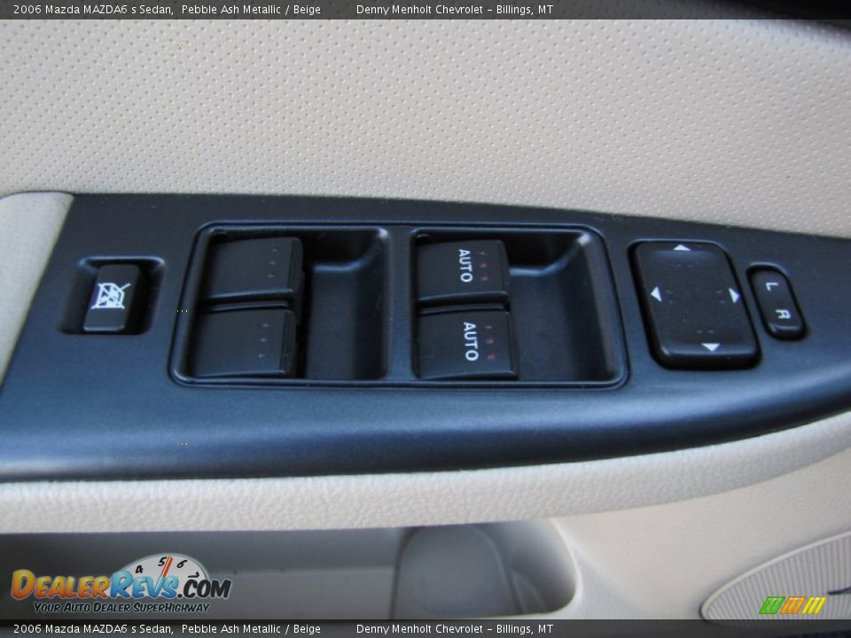 2006 Mazda MAZDA6 s Sedan Pebble Ash Metallic / Beige Photo #13