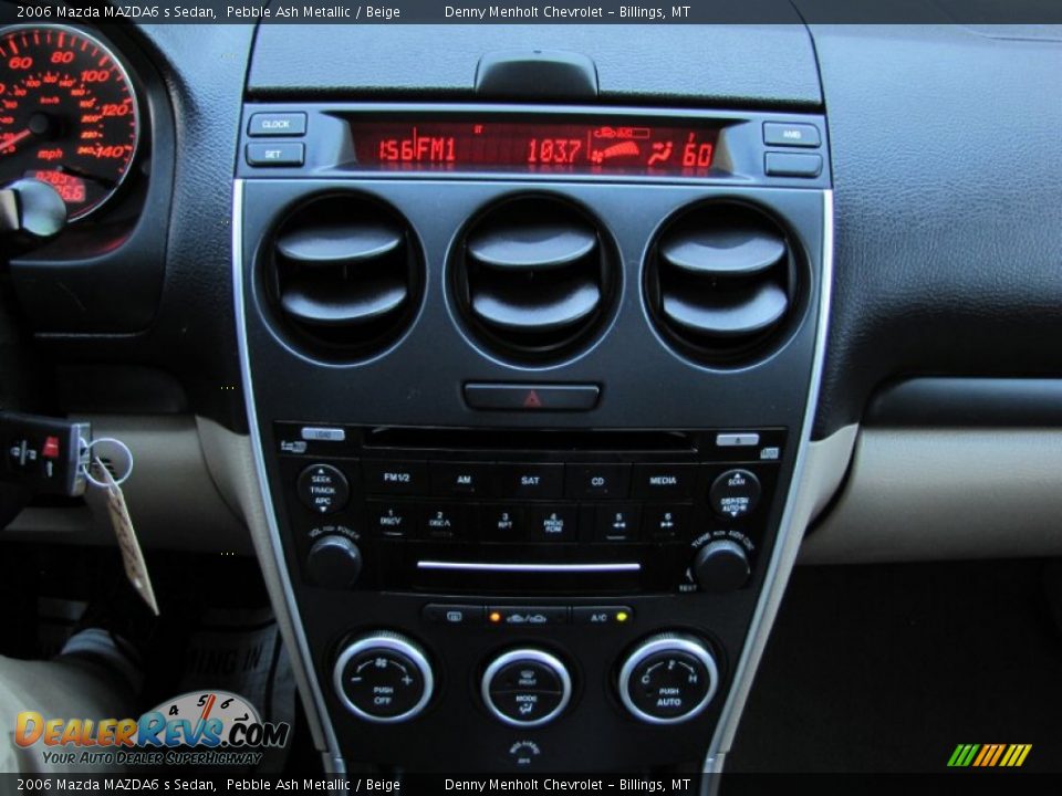 2006 Mazda MAZDA6 s Sedan Pebble Ash Metallic / Beige Photo #15