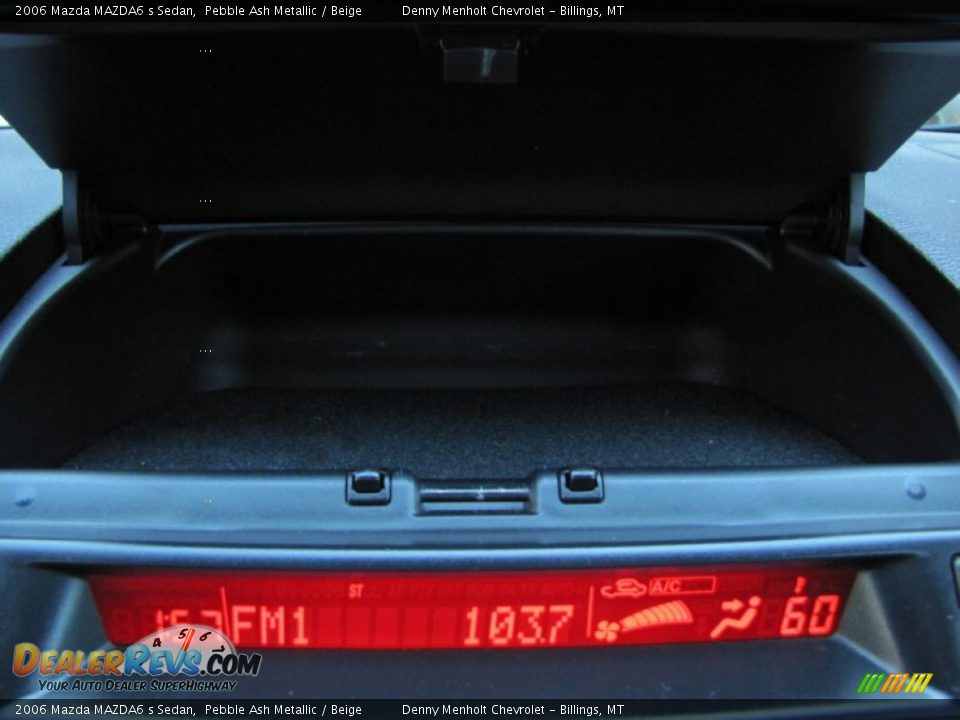 2006 Mazda MAZDA6 s Sedan Pebble Ash Metallic / Beige Photo #16