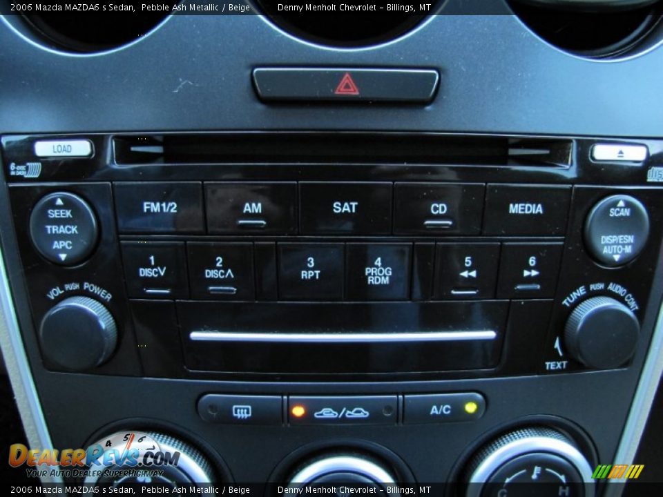 2006 Mazda MAZDA6 s Sedan Pebble Ash Metallic / Beige Photo #18