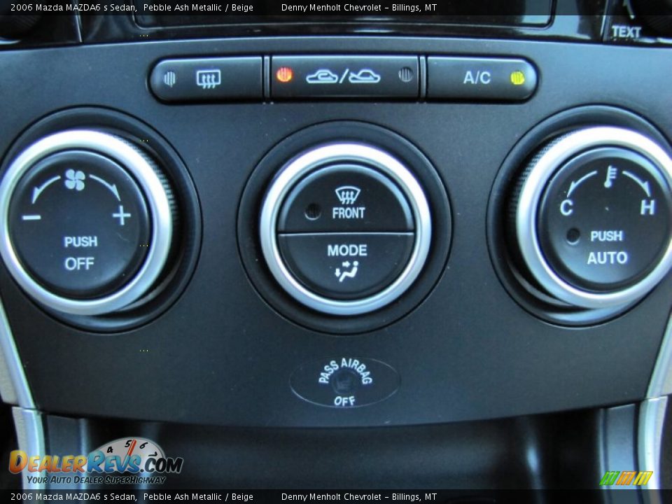 2006 Mazda MAZDA6 s Sedan Pebble Ash Metallic / Beige Photo #19