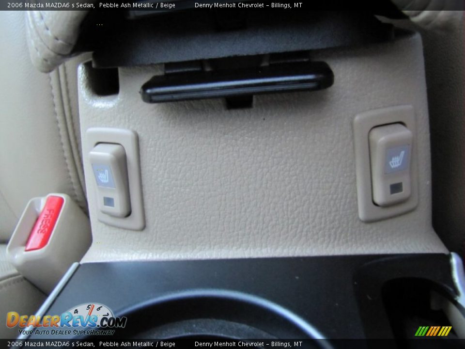 2006 Mazda MAZDA6 s Sedan Pebble Ash Metallic / Beige Photo #21
