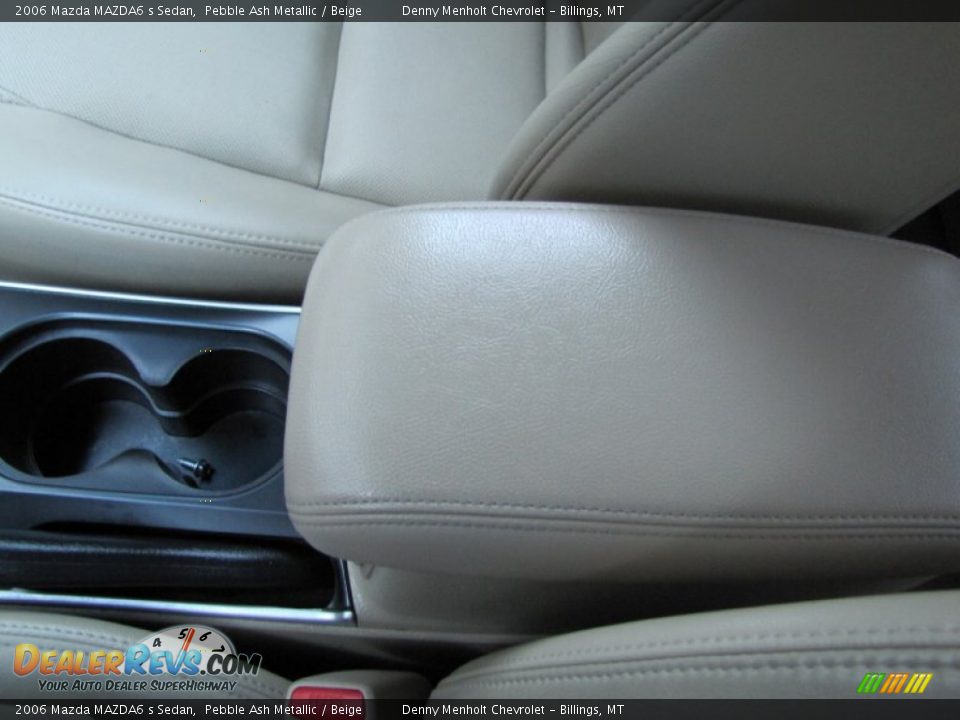 2006 Mazda MAZDA6 s Sedan Pebble Ash Metallic / Beige Photo #22