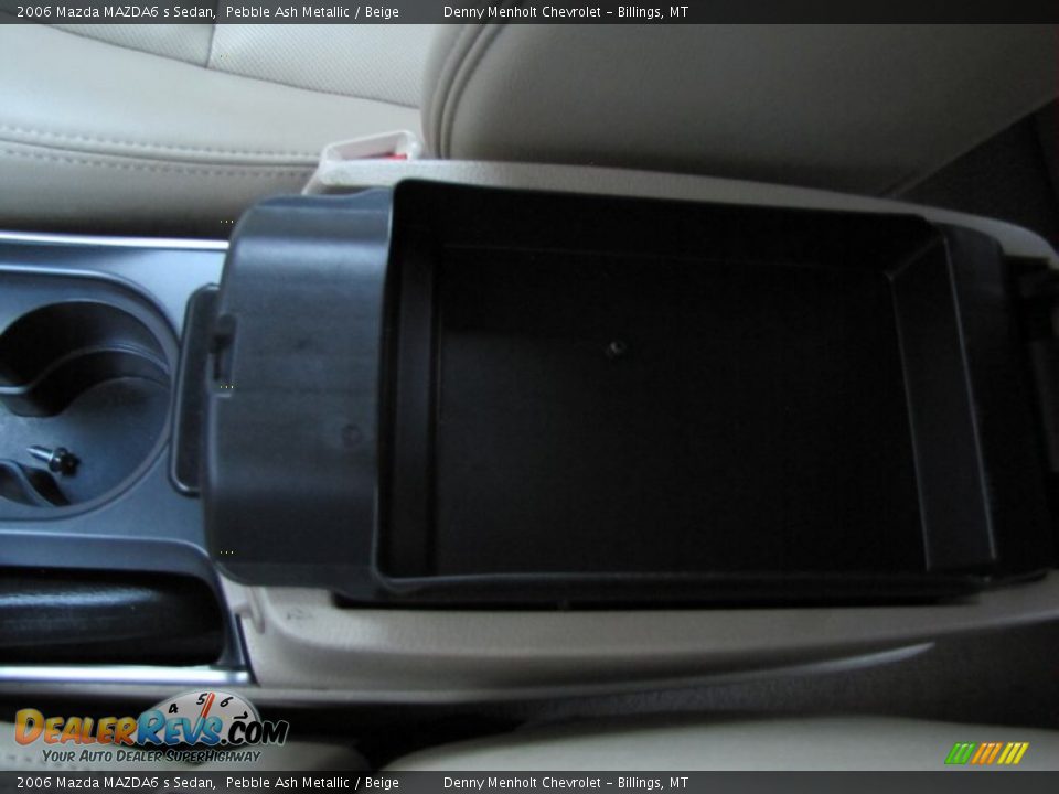 2006 Mazda MAZDA6 s Sedan Pebble Ash Metallic / Beige Photo #23