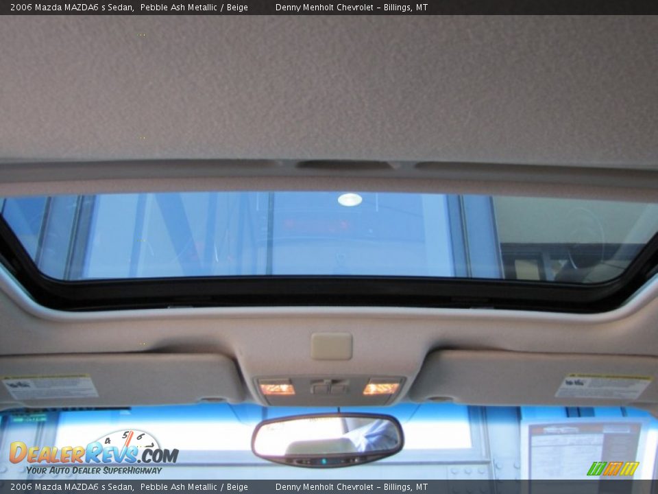2006 Mazda MAZDA6 s Sedan Pebble Ash Metallic / Beige Photo #25