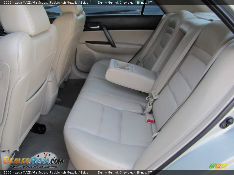 2006 Mazda MAZDA6 s Sedan Pebble Ash Metallic / Beige Photo #26