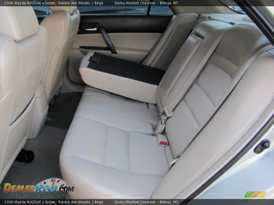 2006 Mazda MAZDA6 s Sedan Pebble Ash Metallic / Beige Photo #27