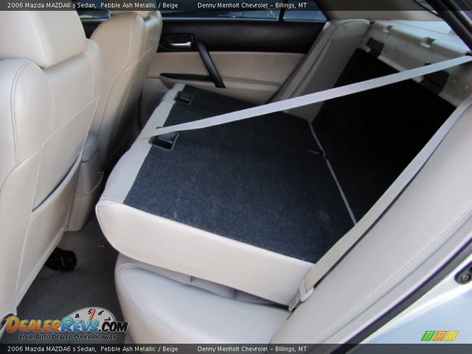2006 Mazda MAZDA6 s Sedan Pebble Ash Metallic / Beige Photo #28