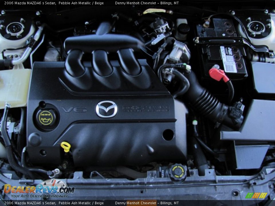 2006 Mazda MAZDA6 s Sedan Pebble Ash Metallic / Beige Photo #31