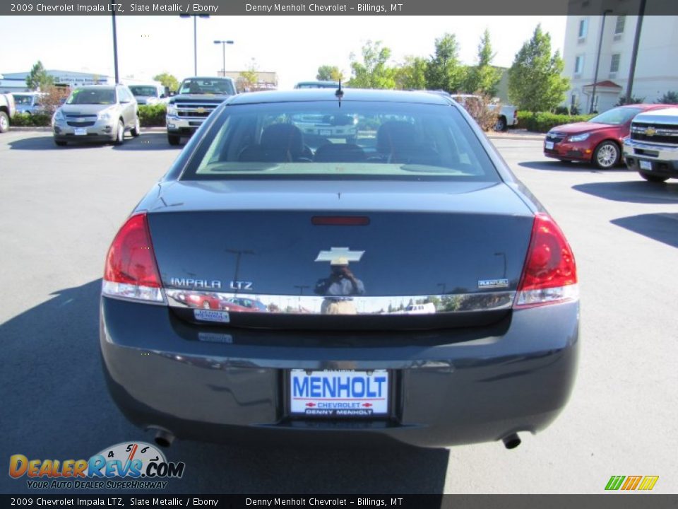 2009 Chevrolet Impala LTZ Slate Metallic / Ebony Photo #6