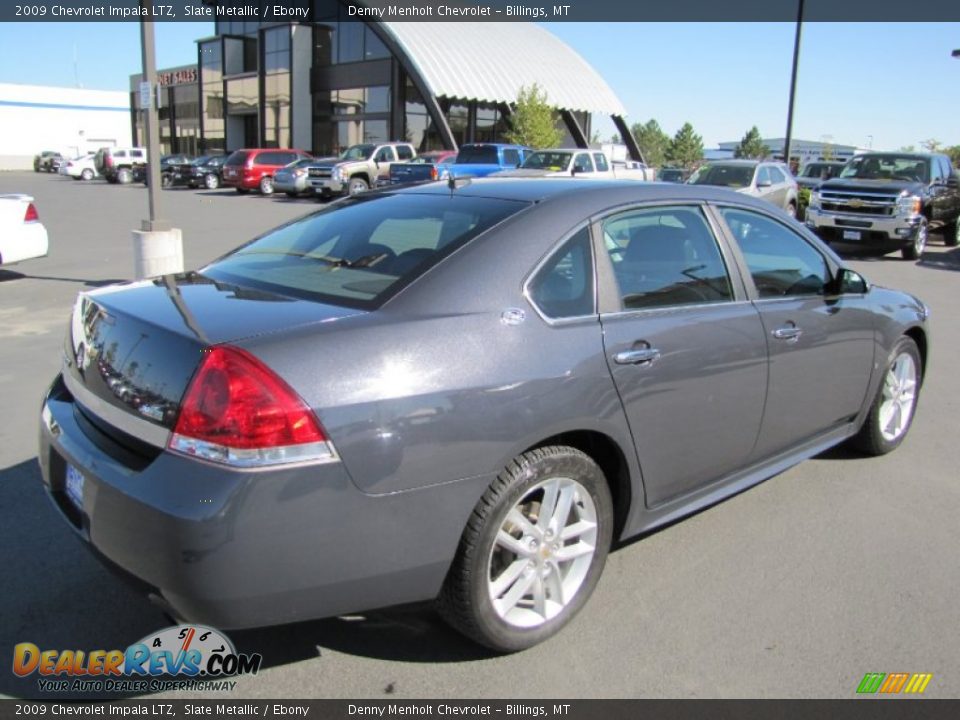 2009 Chevrolet Impala LTZ Slate Metallic / Ebony Photo #7