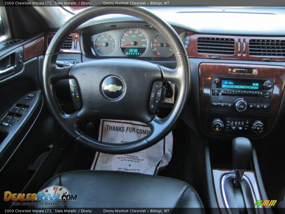 2009 Chevrolet Impala LTZ Slate Metallic / Ebony Photo #9