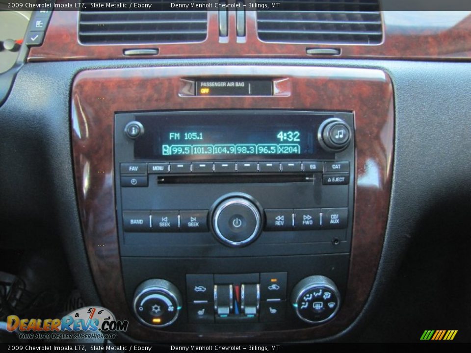 2009 Chevrolet Impala LTZ Slate Metallic / Ebony Photo #18