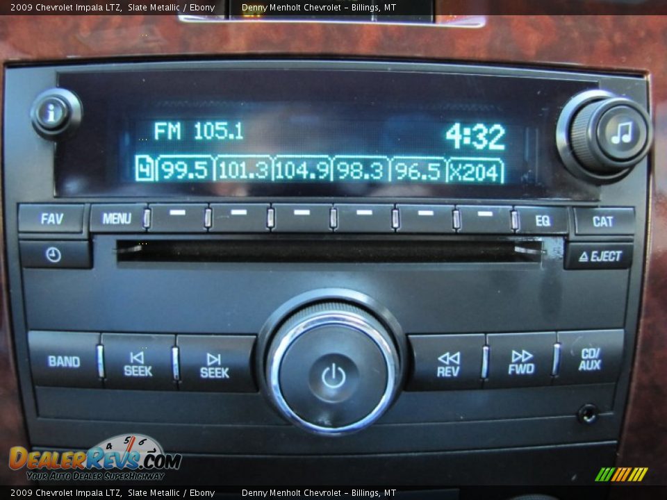 2009 Chevrolet Impala LTZ Slate Metallic / Ebony Photo #19