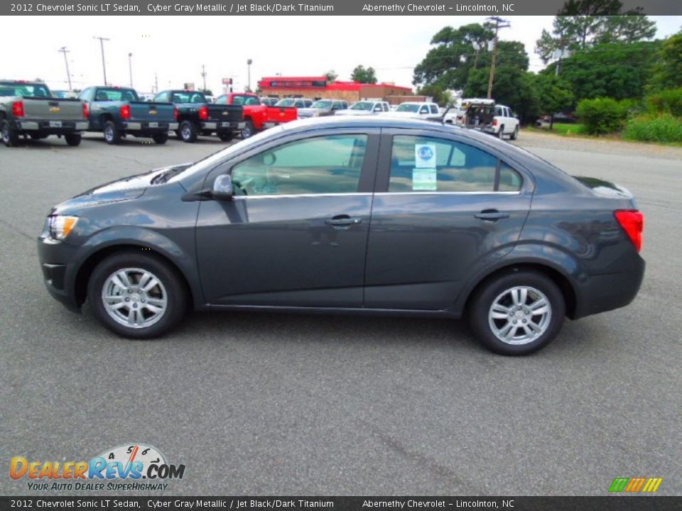 Cyber Gray Metallic 2012 Chevrolet Sonic LT Sedan Photo #3