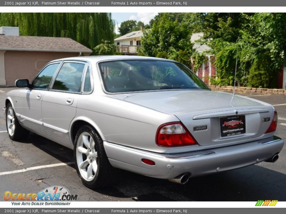 2001 Jaguar XJ XJR Platinum Silver Metallic / Charcoal Photo #5