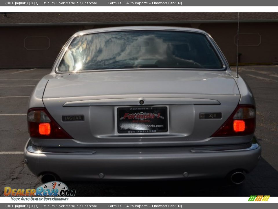 2001 Jaguar XJ XJR Platinum Silver Metallic / Charcoal Photo #6