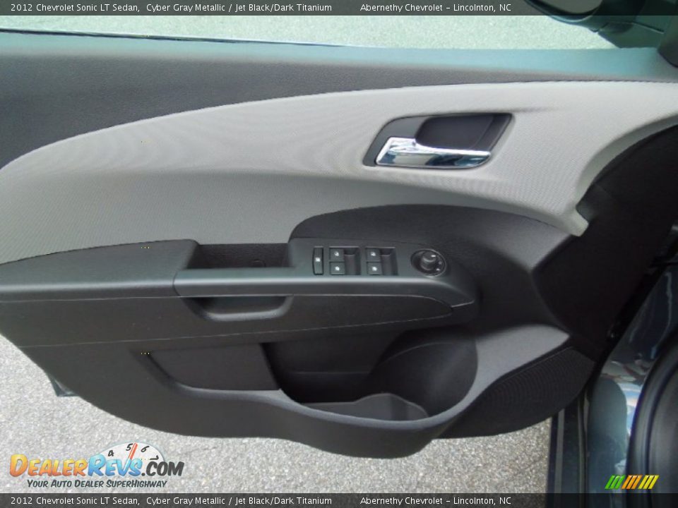 2012 Chevrolet Sonic LT Sedan Cyber Gray Metallic / Jet Black/Dark Titanium Photo #10