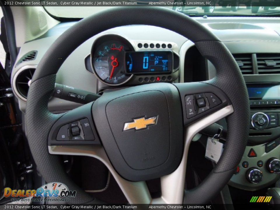 2012 Chevrolet Sonic LT Sedan Steering Wheel Photo #13