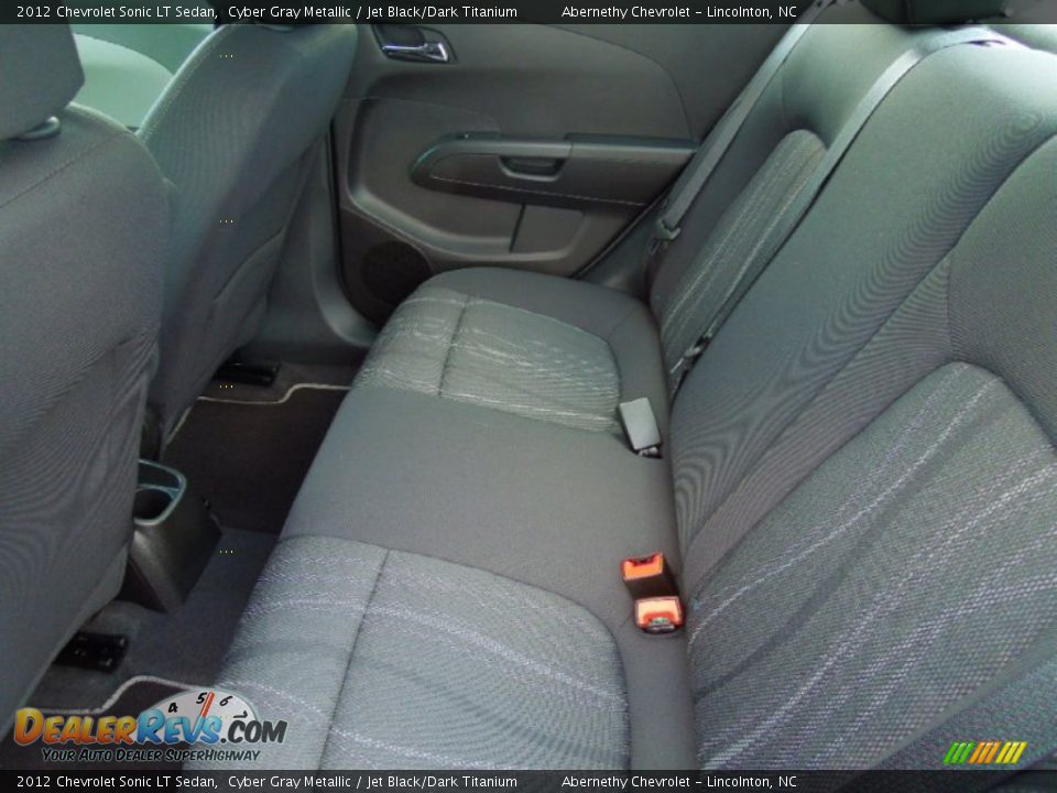 2012 Chevrolet Sonic LT Sedan Cyber Gray Metallic / Jet Black/Dark Titanium Photo #15