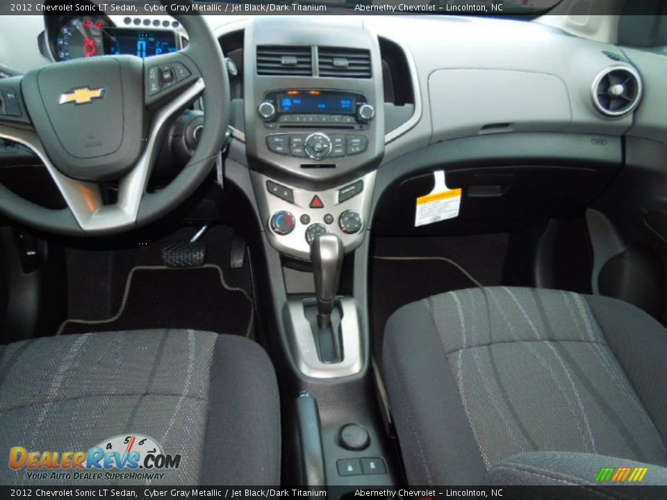 2012 Chevrolet Sonic LT Sedan Cyber Gray Metallic / Jet Black/Dark Titanium Photo #17