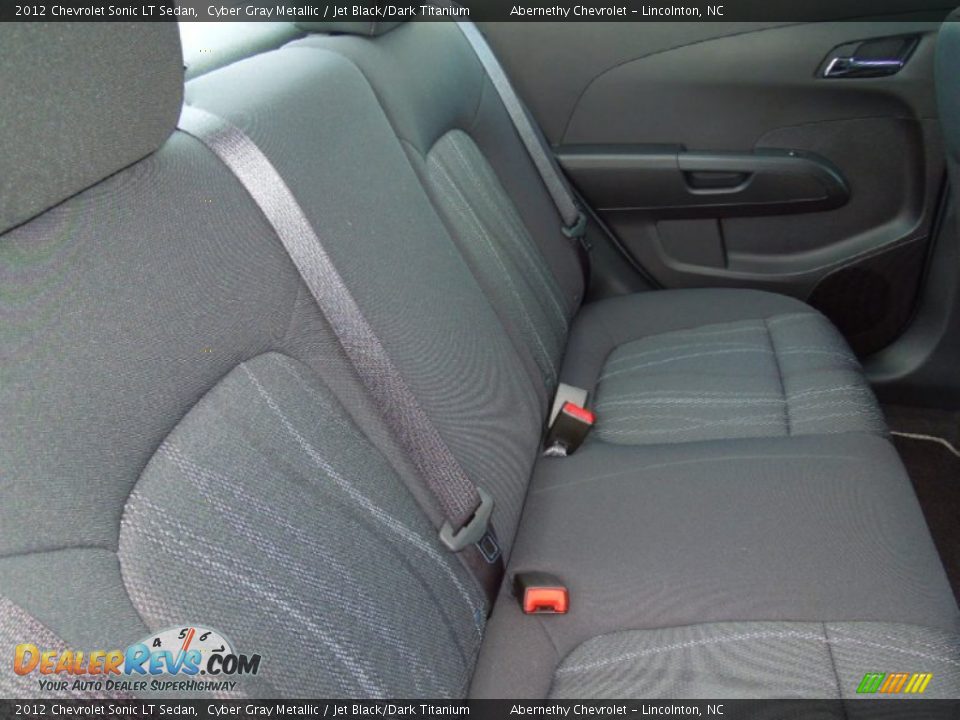 2012 Chevrolet Sonic LT Sedan Cyber Gray Metallic / Jet Black/Dark Titanium Photo #19