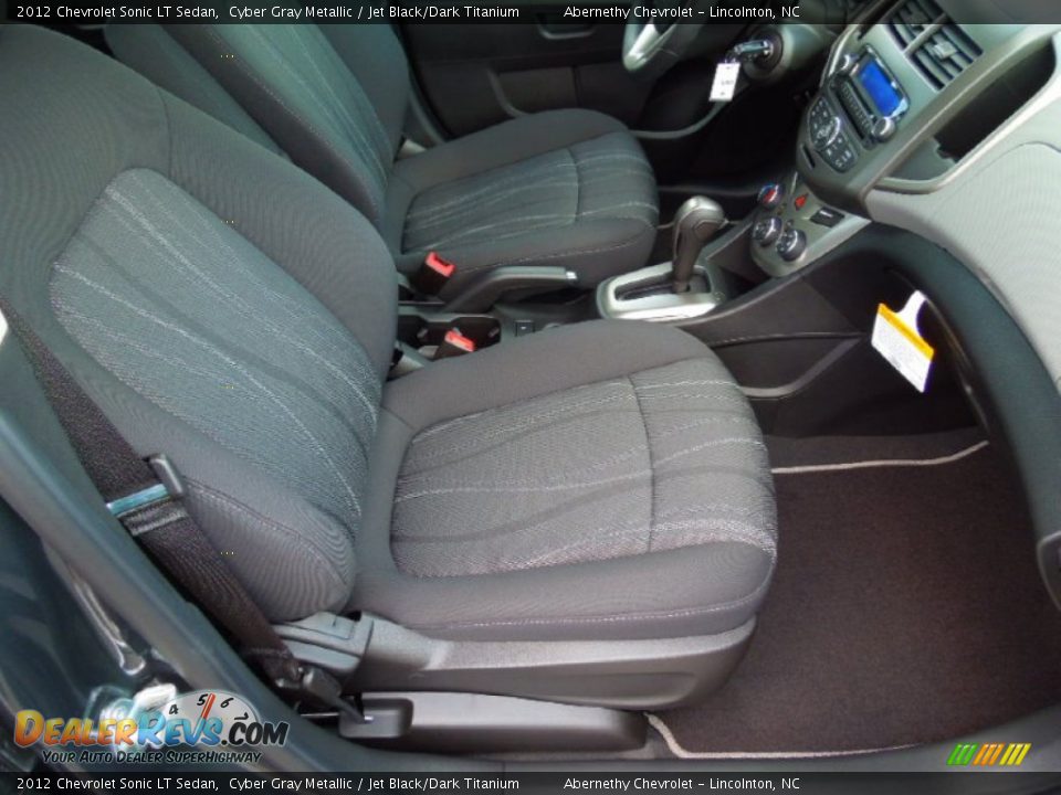 2012 Chevrolet Sonic LT Sedan Cyber Gray Metallic / Jet Black/Dark Titanium Photo #20