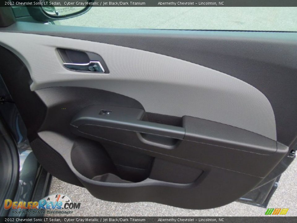 2012 Chevrolet Sonic LT Sedan Cyber Gray Metallic / Jet Black/Dark Titanium Photo #22