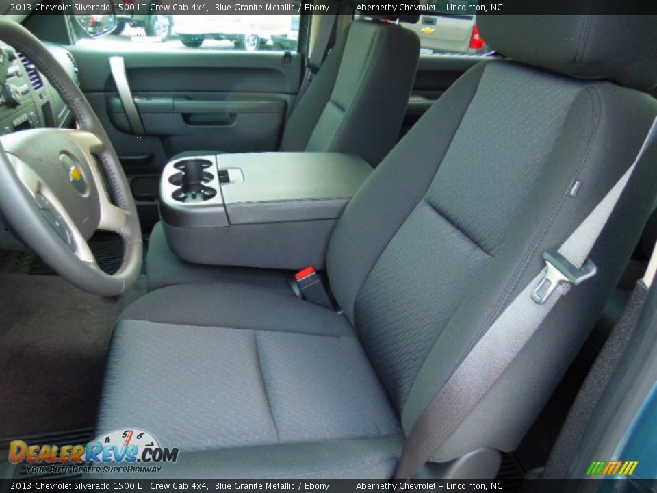 2013 Chevrolet Silverado 1500 LT Crew Cab 4x4 Blue Granite Metallic / Ebony Photo #9