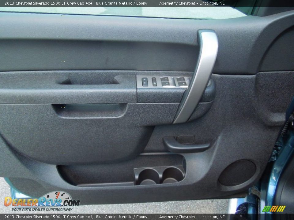 2013 Chevrolet Silverado 1500 LT Crew Cab 4x4 Blue Granite Metallic / Ebony Photo #10