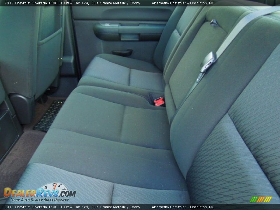2013 Chevrolet Silverado 1500 LT Crew Cab 4x4 Blue Granite Metallic / Ebony Photo #15