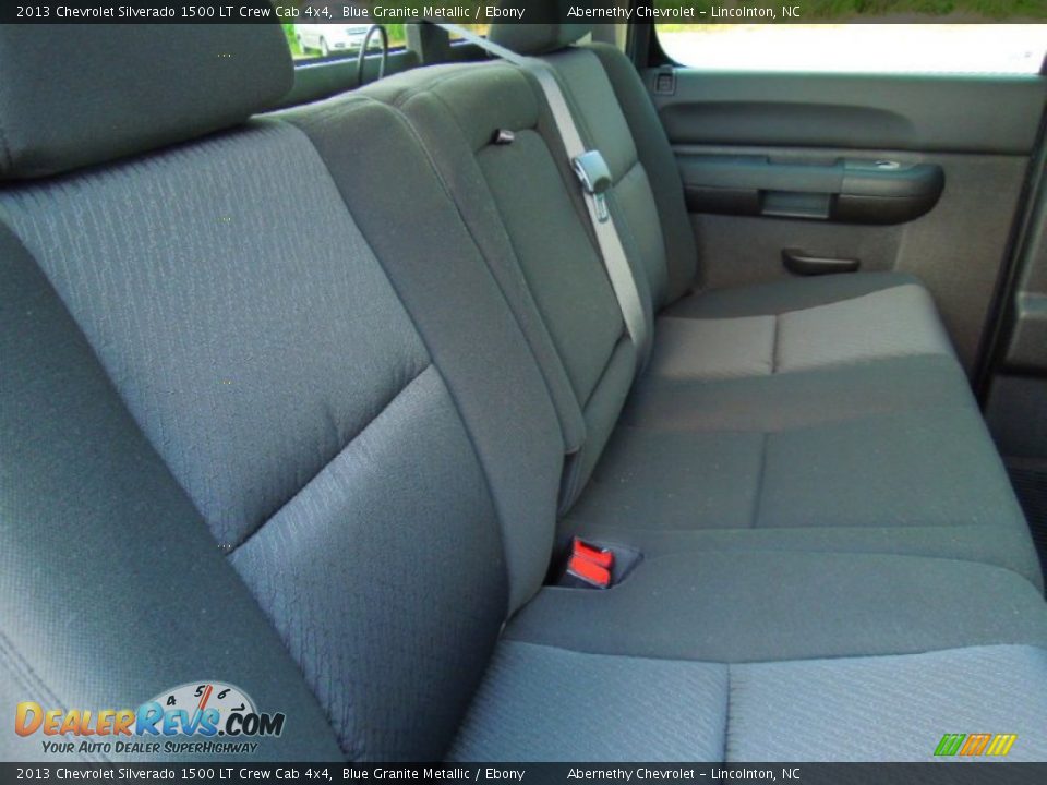 2013 Chevrolet Silverado 1500 LT Crew Cab 4x4 Blue Granite Metallic / Ebony Photo #19