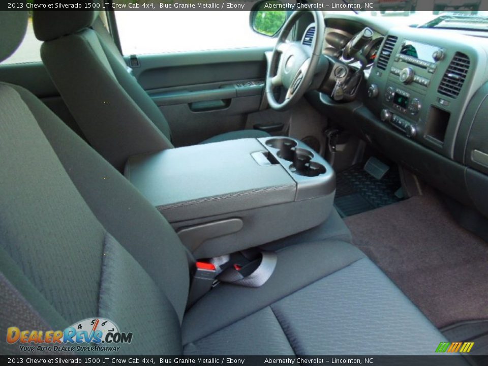 2013 Chevrolet Silverado 1500 LT Crew Cab 4x4 Blue Granite Metallic / Ebony Photo #21