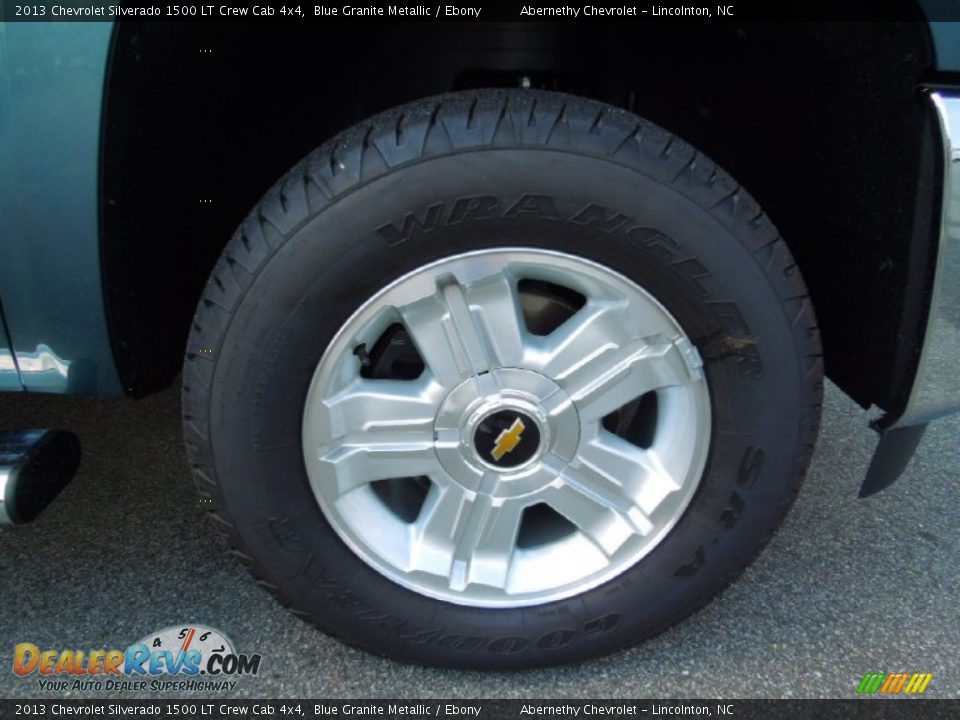 2013 Chevrolet Silverado 1500 LT Crew Cab 4x4 Blue Granite Metallic / Ebony Photo #23