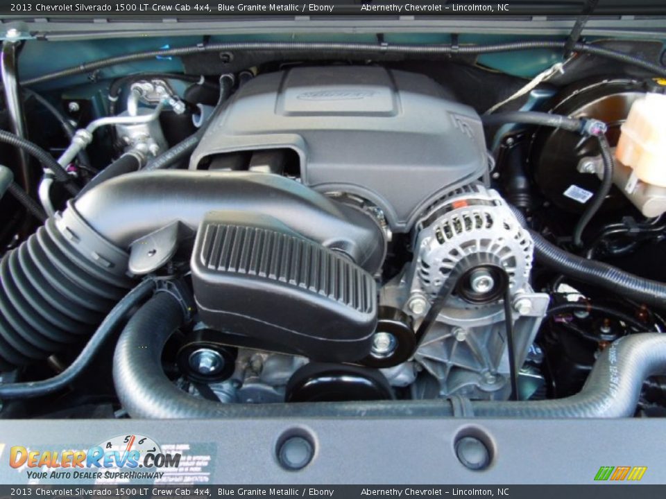 2013 Chevrolet Silverado 1500 LT Crew Cab 4x4 Blue Granite Metallic / Ebony Photo #24