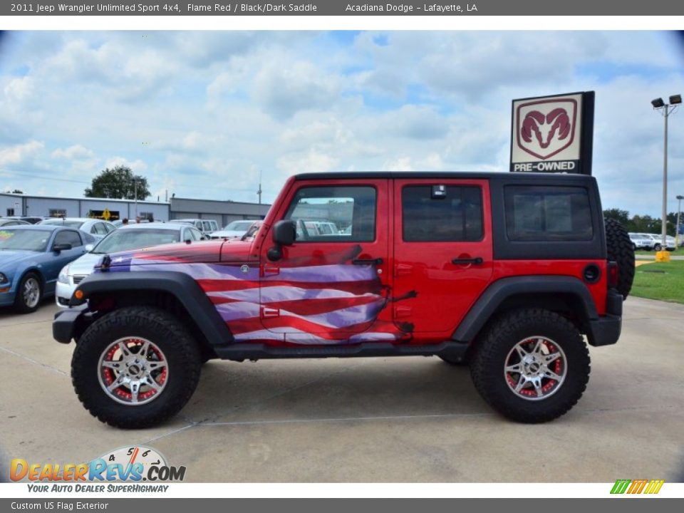 Custom US Flag Exterior - 2011 Jeep Wrangler Unlimited