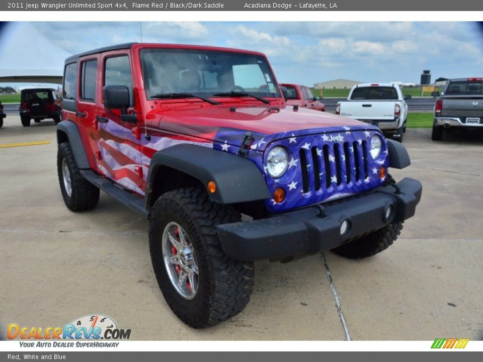 Red, White and Blue - 2011 Jeep Wrangler Unlimited