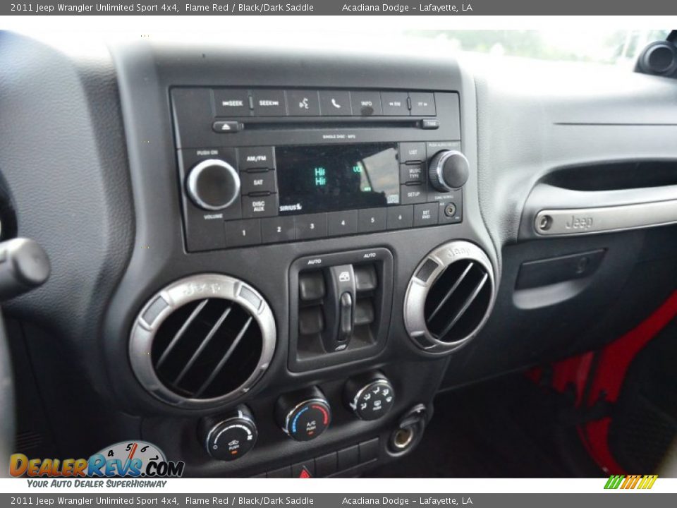 2011 Jeep Wrangler Unlimited Sport 4x4 Flame Red / Black/Dark Saddle Photo #29