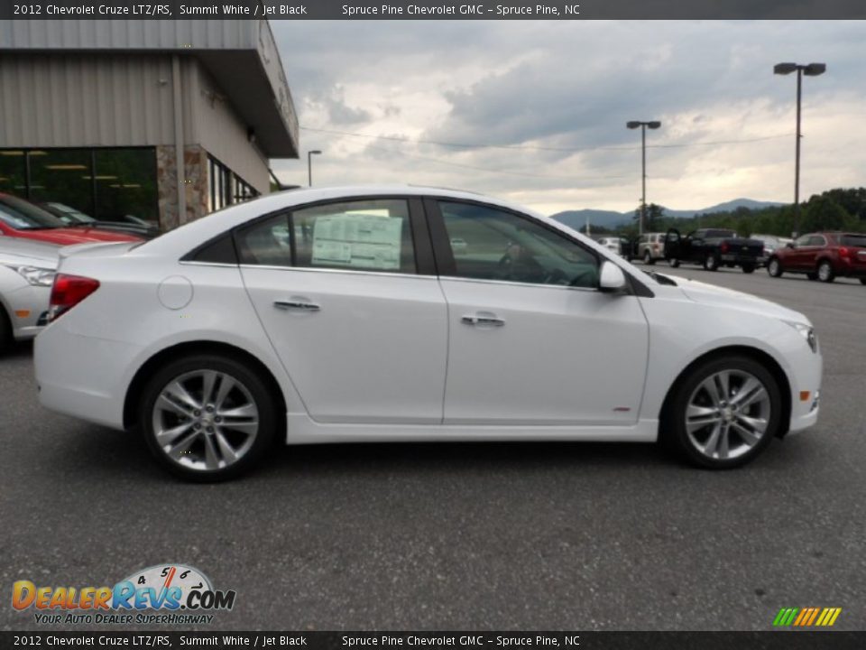 2012 Chevrolet Cruze LTZ/RS Summit White / Jet Black Photo #2