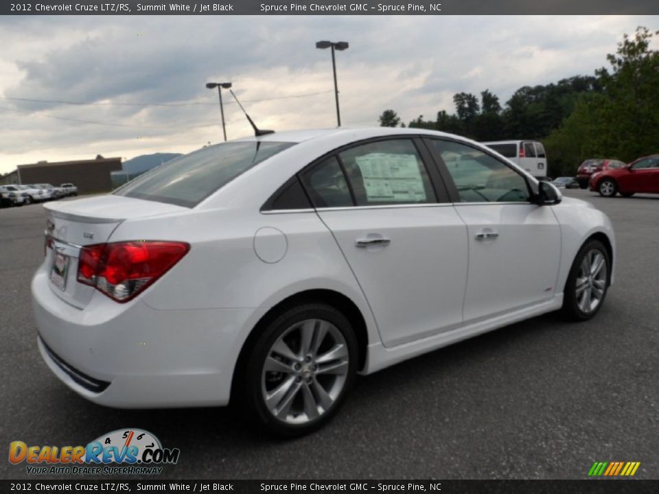 2012 Chevrolet Cruze LTZ/RS Summit White / Jet Black Photo #6