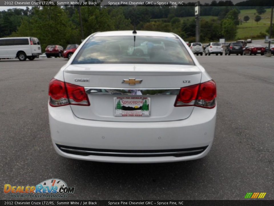 2012 Chevrolet Cruze LTZ/RS Summit White / Jet Black Photo #7