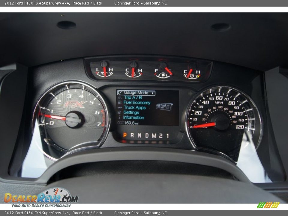 2012 Ford F150 FX4 SuperCrew 4x4 Gauges Photo #30
