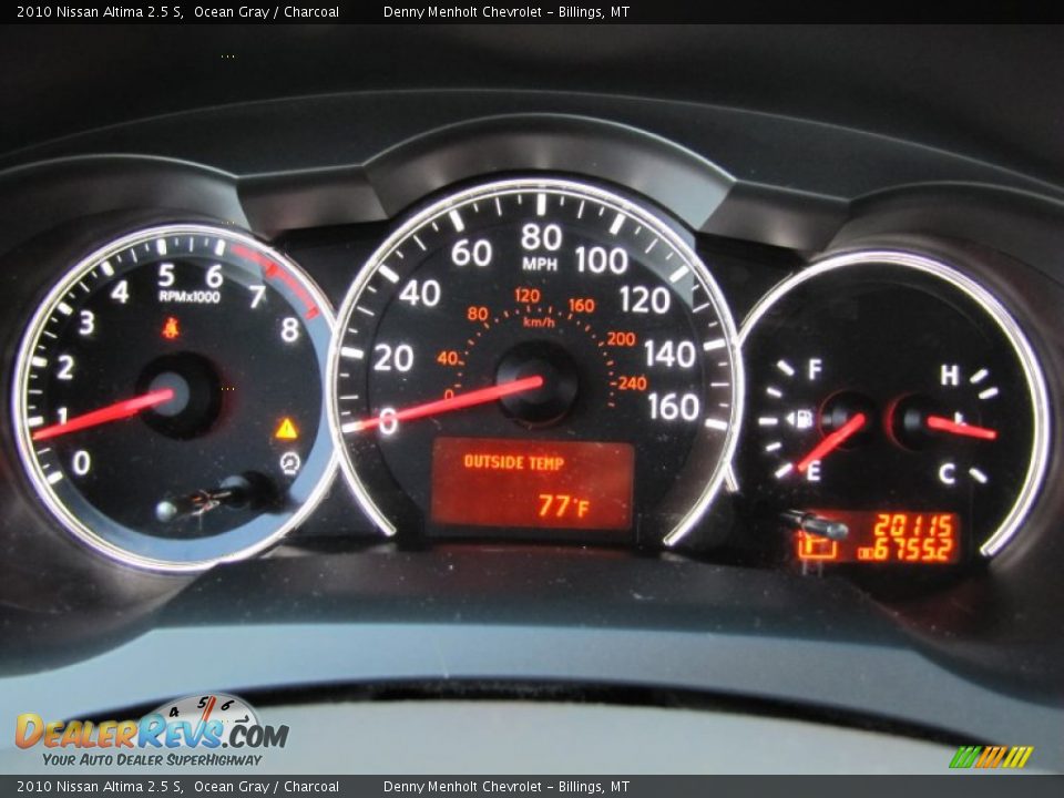 2010 Nissan Altima 2.5 S Ocean Gray / Charcoal Photo #10