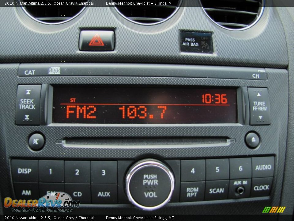 2010 Nissan Altima 2.5 S Ocean Gray / Charcoal Photo #16