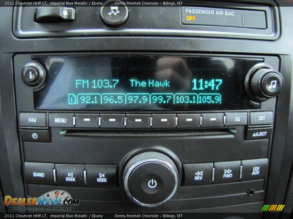 2011 Chevrolet HHR LT Imperial Blue Metallic / Ebony Photo #17